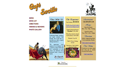 Desktop Screenshot of cafeseville.com